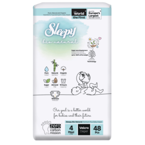 SLEEPY Bio Natural Diaper Double Jumbo Maxi T4